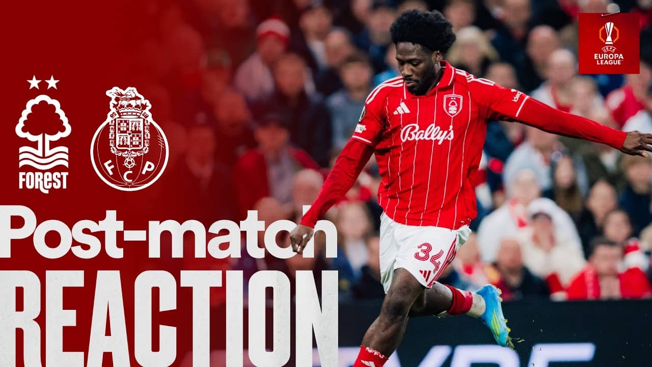 Ola Aina's Reaction | Nottingham Forest 1-0 FC Porto | Europa League 🗣️