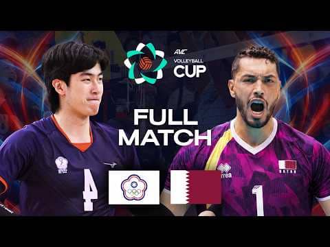 Chinese Taipei vs. Qatar  - Final 7-8 | AVC Men's Cup 2026