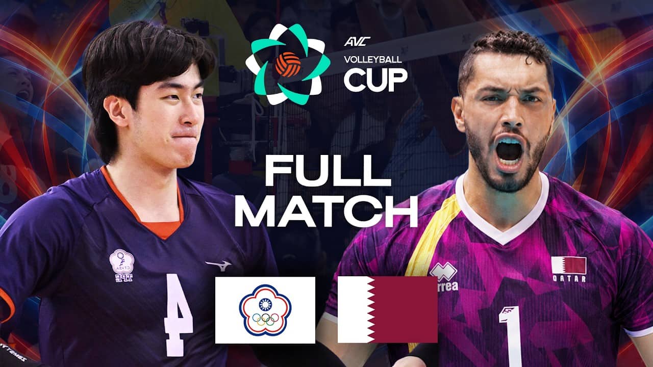 Chinese Taipei vs. Qatar  - Final 7-8 | AVC Men's Cup 2026