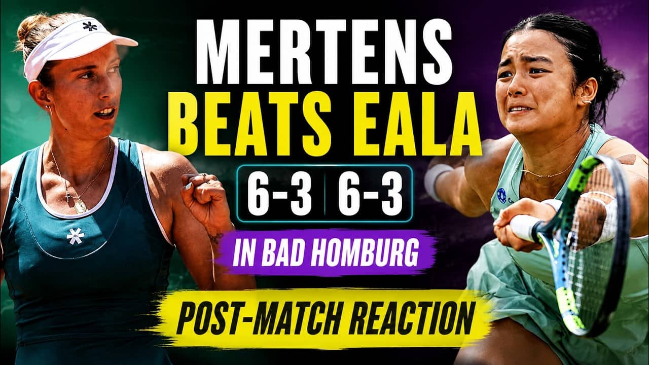 Mertens beats Eala 6-3 6-3 in Bad Homburg: Post-match reaction