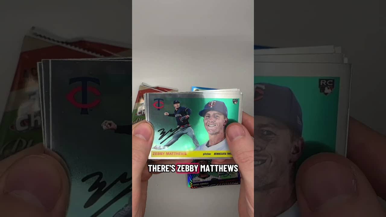 Britt opens another blaster of #Topps #chromeplatinum baseball #twinbirdbreaks