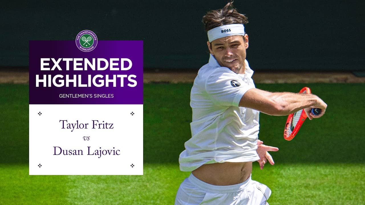 FANTASTIC Fritz on No.1 Court 👏 | Taylor Fritz v Dusan Lajovic | Highlights | Wimbledon 2026