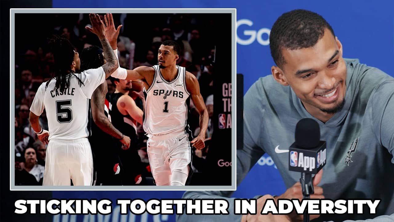 Victor Wembanyama on Returning from Injury in Game 4 and Spurs Sticking Together Through Adversity