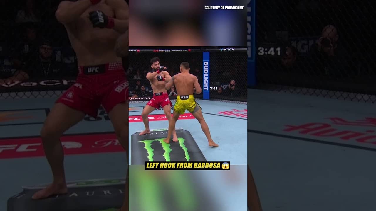 WHAT A DEBUT FROM MARCIO BARBOSA 😱 #UFCWinnipeg
