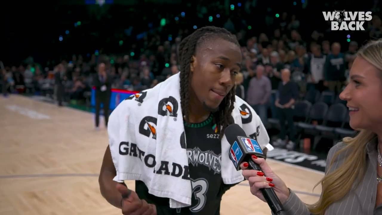 Jaden McDaniels and Ayo Dosunmu Postgame Interview After Game 3 Win Against Denver Nuggets | 4.23.26