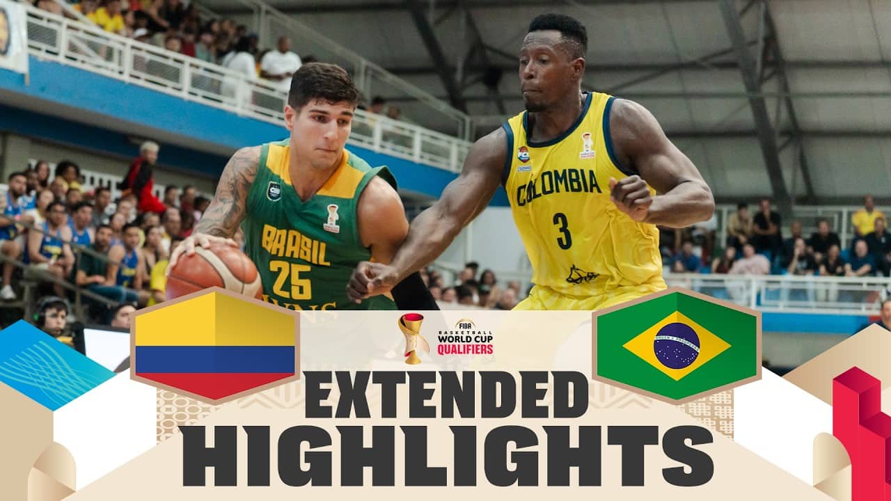Colombia 🇨🇴 v Brazil 🇧🇷 | Extended Highlights | FIBA Basketball World Cup 2027 Americas Qualifiers