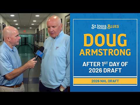 Doug Armstrong recaps McTavish trade, first day of NHL Draft