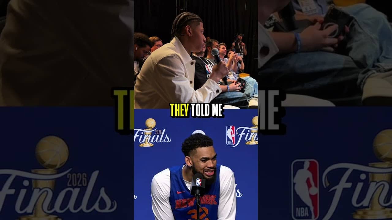 Jeremiah Fears asks KAT about being one of the best 3PT shooting bigs in the NBA
