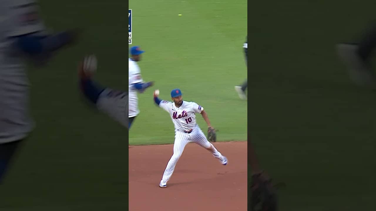 Marcus Semien makes the play 👊 #mlb #baseball #nymets
