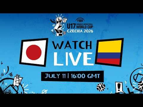 LIVE - Japan v Colombia | FIBA U17 Women's Basketball World Cup 2026