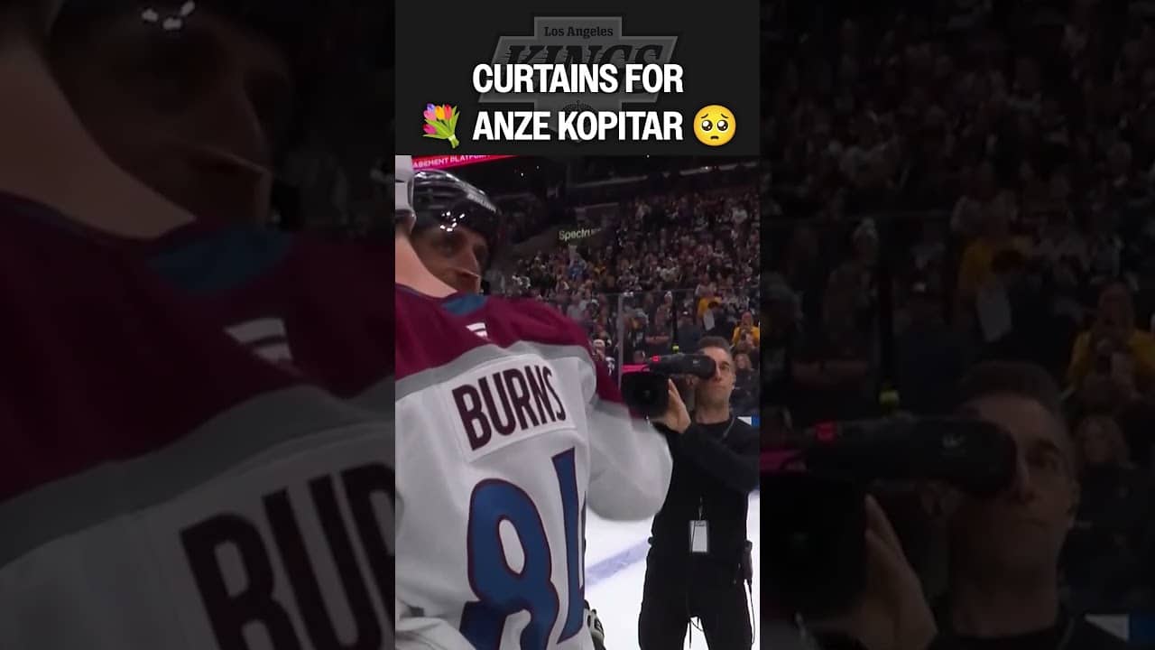 Anze Kopitar says goodbye 🥺 #shorts