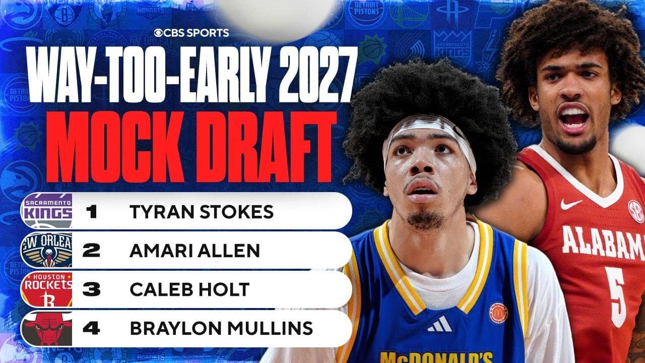 Way-Too-Early 2027 NBA Mock Draft: Tyran Stokes goes No. 1 overall to the Sacramento Kings
