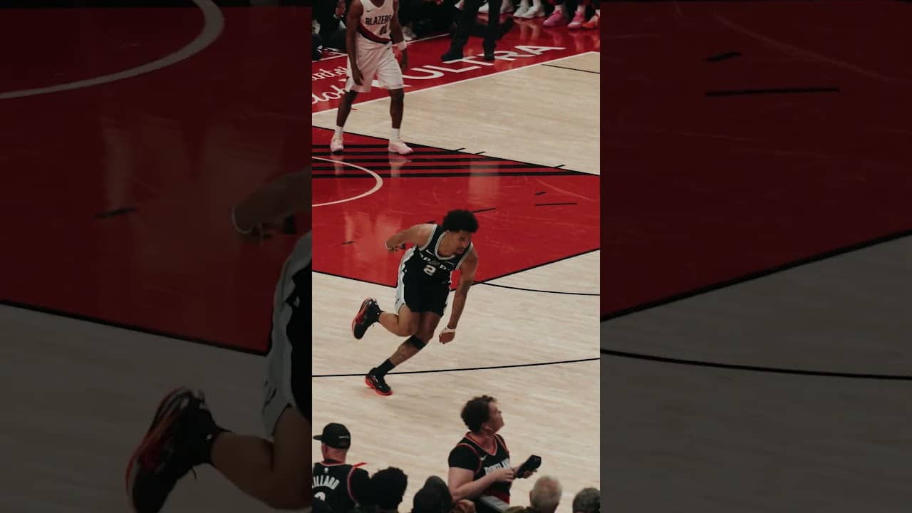THAT DYLAN DUNK 🤯 #spurs #nba #dylanharper #dunk