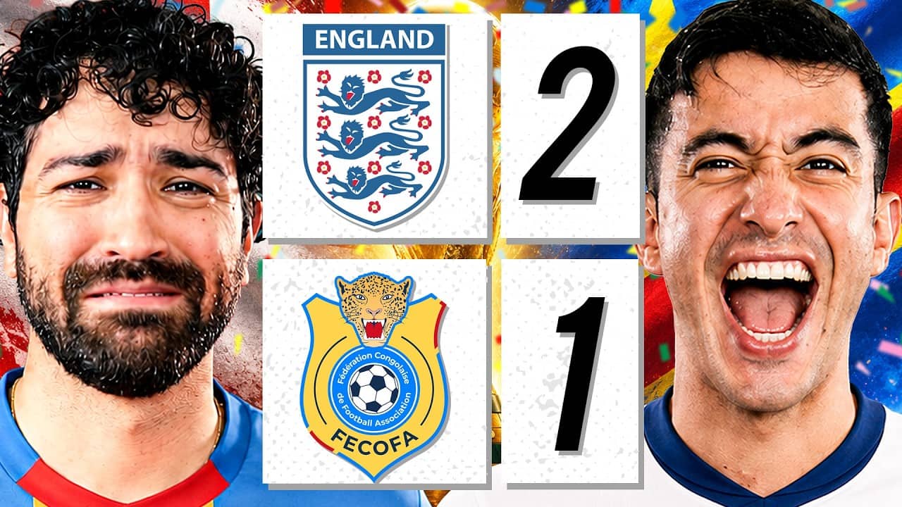 MEXICO VS. ENGLAND CONFIRMED! 🏆 ENGLAND 2-1 DR CONGO (REACTION)