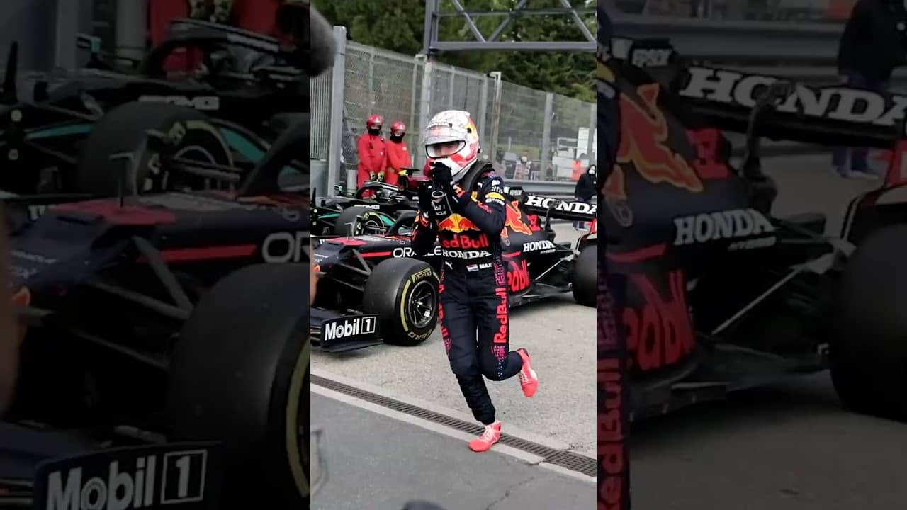 The first of four back-to-back wins in Imola 💚🤍❤️ #F1 #RedBullRacing