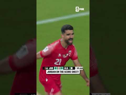 Nizar Al-Rashdan opens up the scoring for Jordan!
