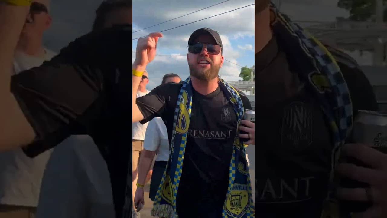 DALE DALE DALE NSC 💛💙 #supporters #ultras #MLS #Nashville