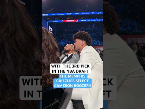 Cameron Boozer to the Memphis Grizzlies