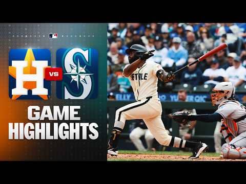Astros vs. Mariners Game Highlights (4/12/26) | MLB Highlights