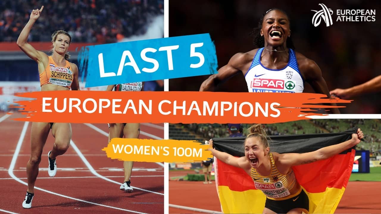 Fastest Women of the Century! ⚡️ Last Five European Women's 100m Champions | European Athletics