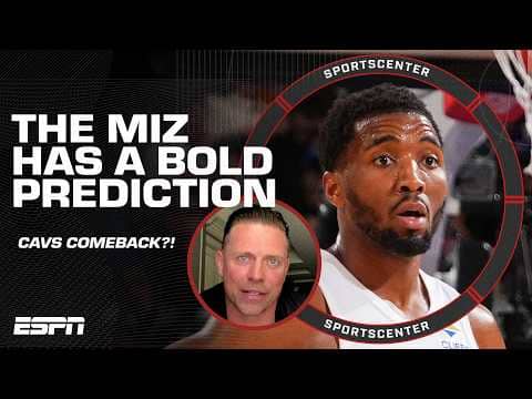 The Miz predicts the Cavaliers COME BACK from down 0-3 and win the NBA Finals 😬 | SportsCenter