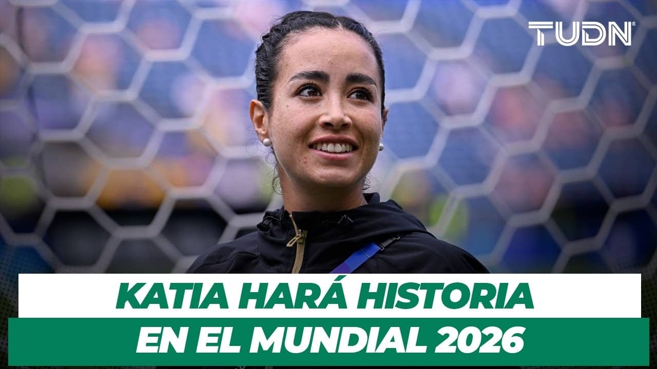 🇲🇽 ¡Orgullo mexicano! Katia Itzel hace historia y arbitrará un Mundial | TUDN