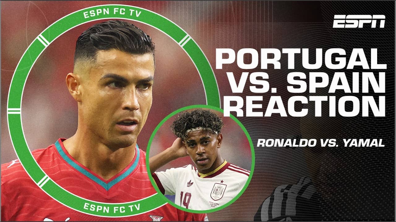 RONALDO HEARTBREAK! Portugal vs. Spain FULL LIVE REACTION [Round of 16] | ESPN FC