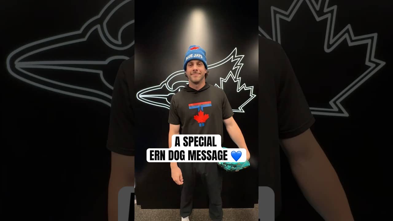 A special message from our All-Star Starter, Ernie Clement 🐶⭐️ #MLB #Toronto #BlueJays