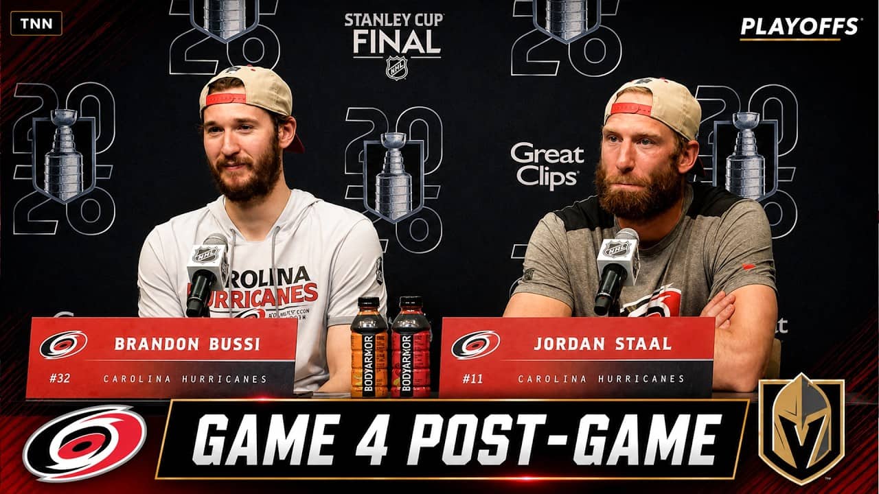 RAW - Jordan Staal & Brandon Bussi | 06-09-2026 - Game 4 Post-Game