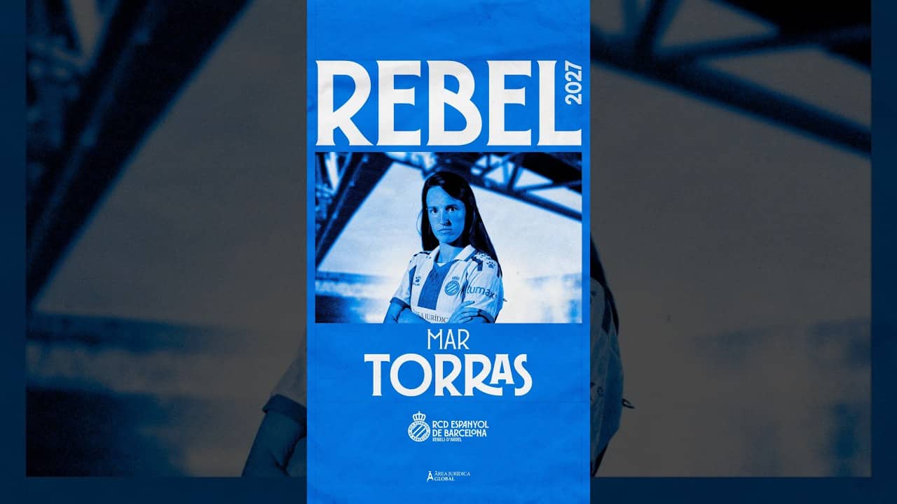 ✍️ Mar Torras, renovada fins al 2027! #RCDE #RCDEFemeni #MarTorras #LigaF
