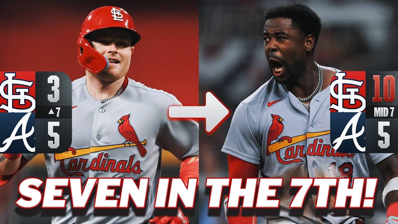 Cardinals score SEVEN RUNS in the 7th inning to take the lead! 🔥 (Ft. Church, Wetherholt, more!)