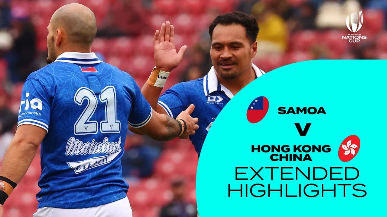A STRONG START | Samoa v Hong Kong China | Nations Cup 2026 | Extended Highlights