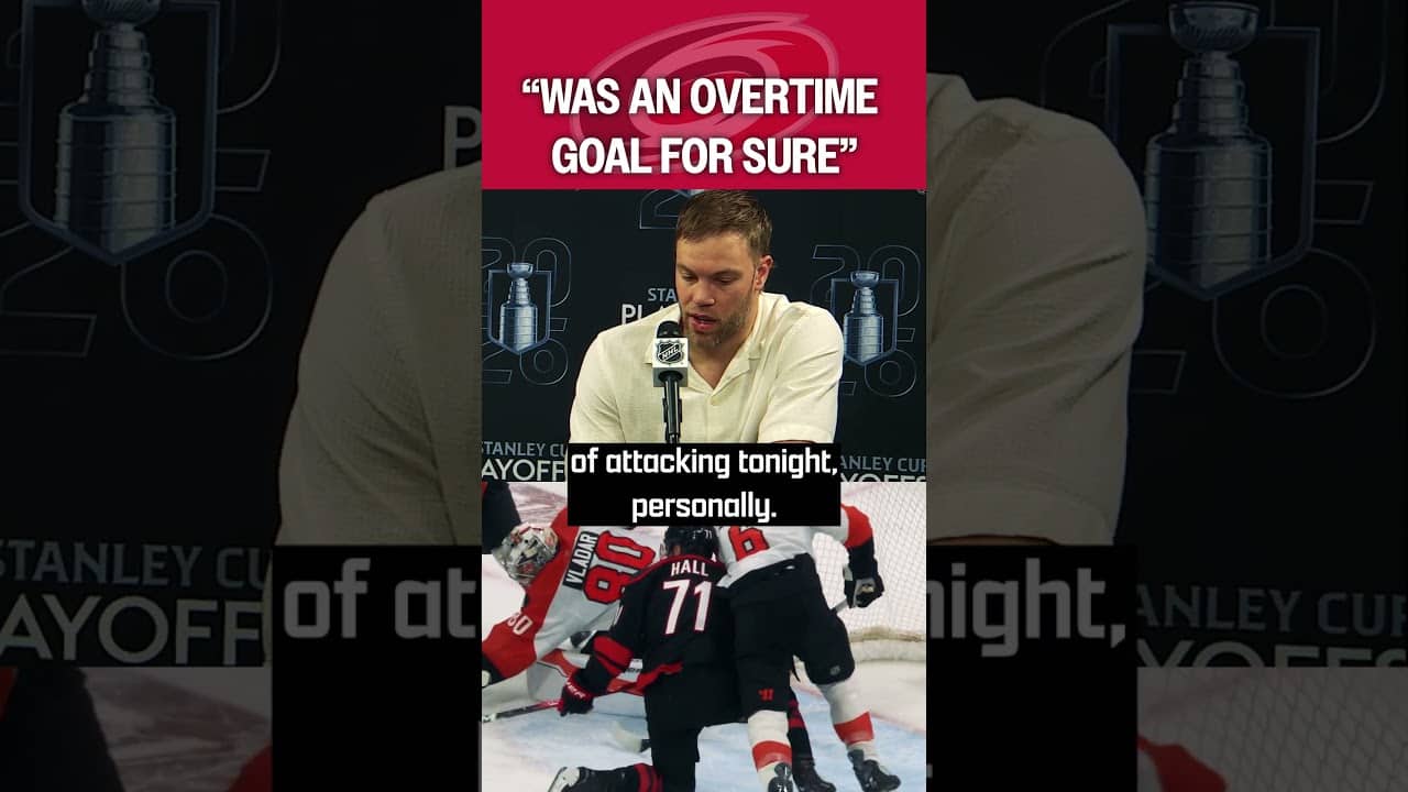 Taylor Hall on his GRITTY OT goal