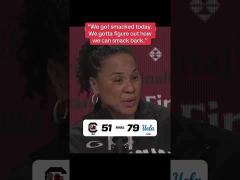 Dawn Staley after losing the national championship game.