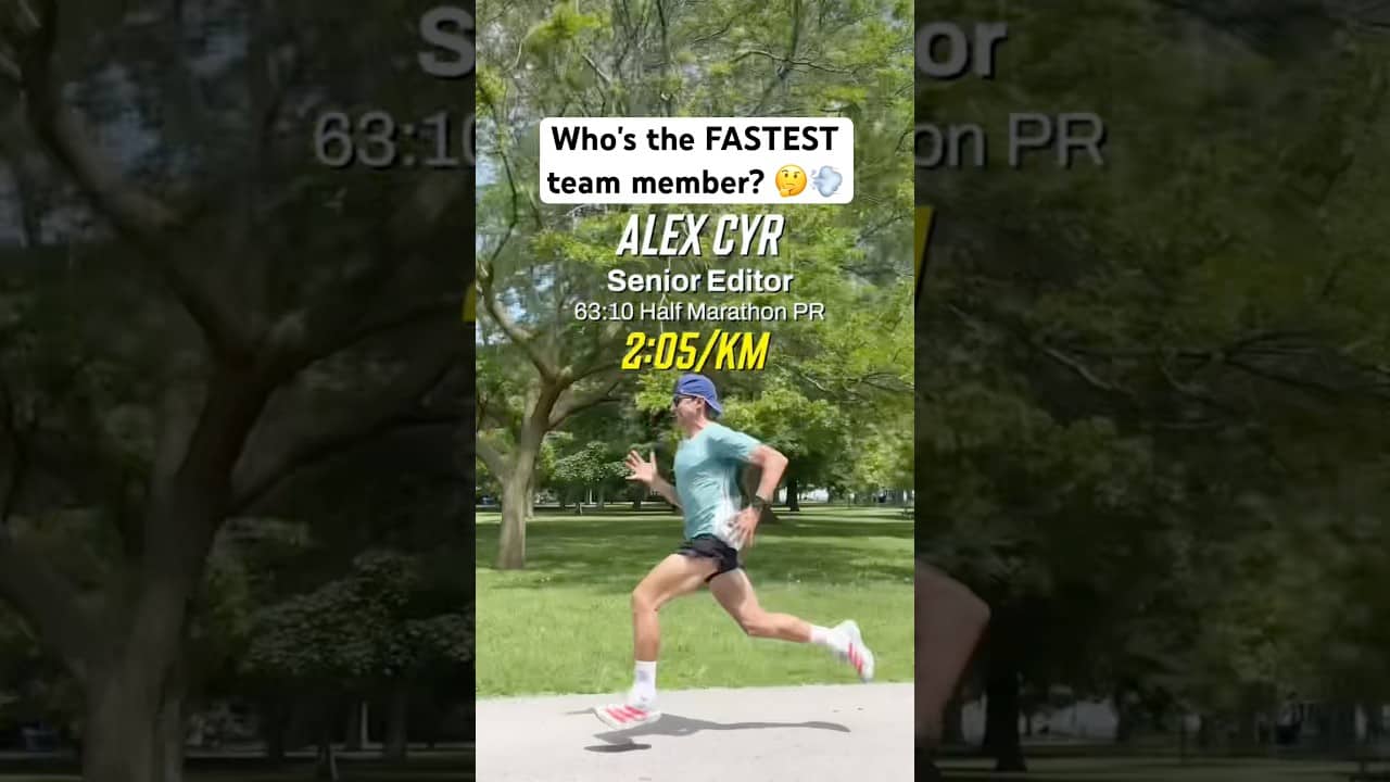 That's our speed workout for the rest of the year 😂