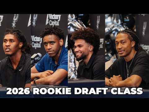 Meet the Spurs 2026 Draft Class - Welcome Press Conference