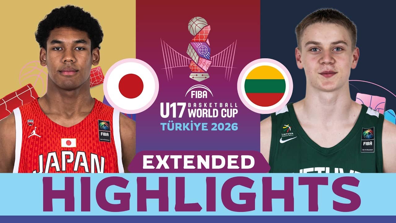 Japan 🇯🇵 vs Lithuania 🇱🇹 | ROUND OF 16 HIGHLIGHTS | #FIBAU17 World Cup