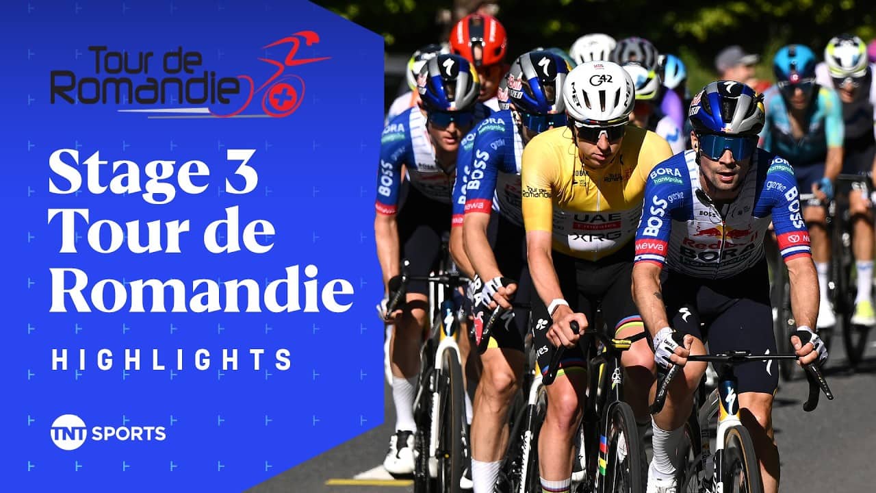 SPRINT SURPRISE AGAIN? 👀 | Men's 2026 Tour de Romandie Stage 3 Race Highlights | TNT Sports Cycling