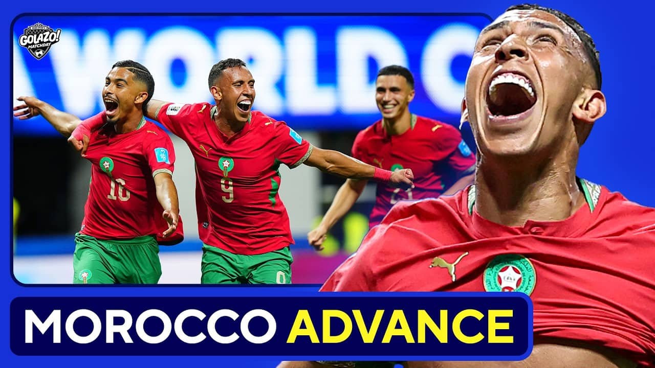 Morocco score FOUR to Advance to World Cup Knockout Rounds