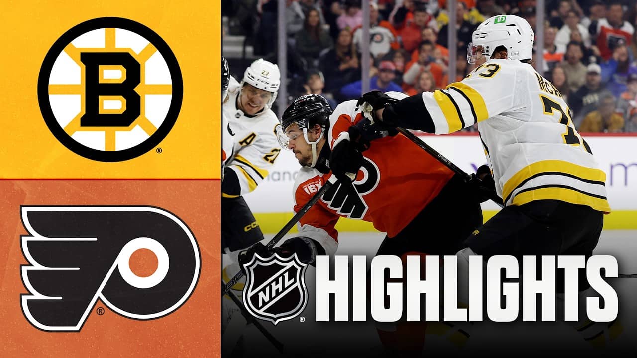 Bruins vs. Flyers | NHL Highlights | April 05, 2026
