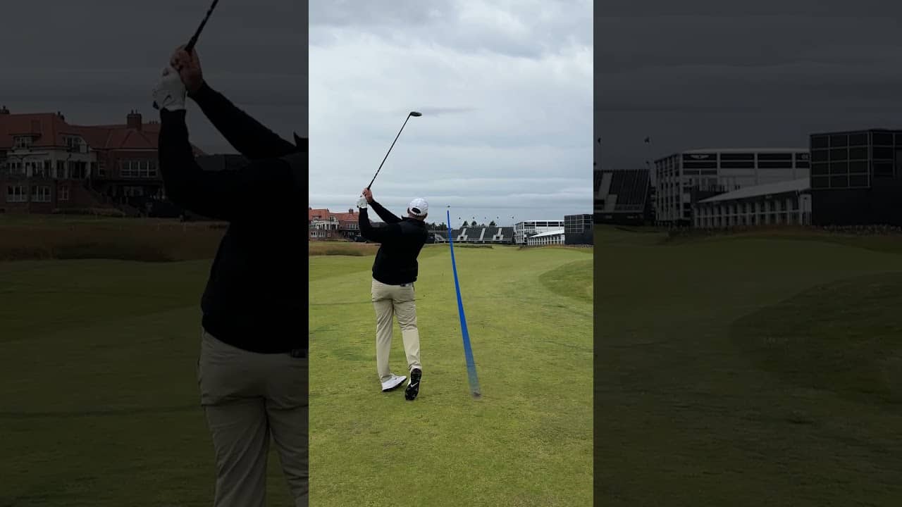 That low cut will play all day in Scotland. #TeamTaylorMade