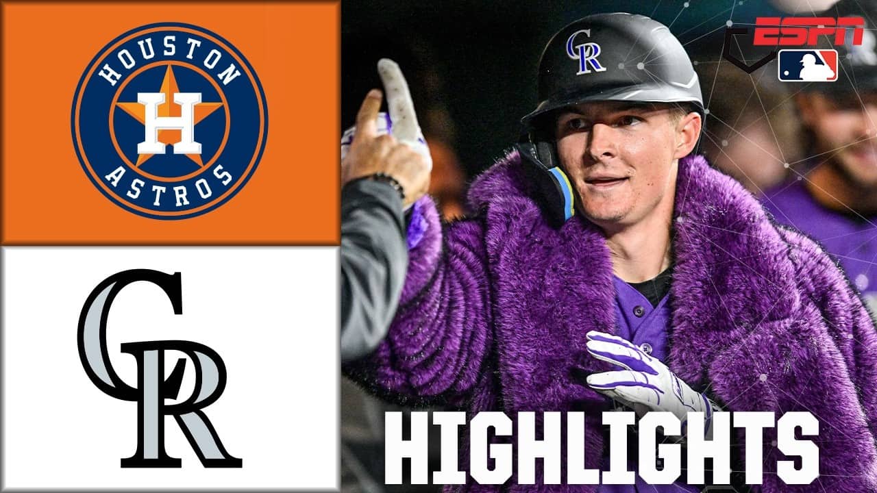 Houston Astros vs. Colorado Rockies | Full Game Highlights | ESPN MLB