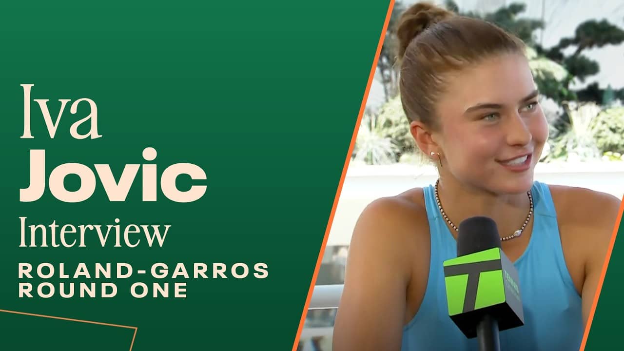 Iva Jovic on facing close friend Alex Eala in her opening round match 🫶 | 2026 Roland Garros