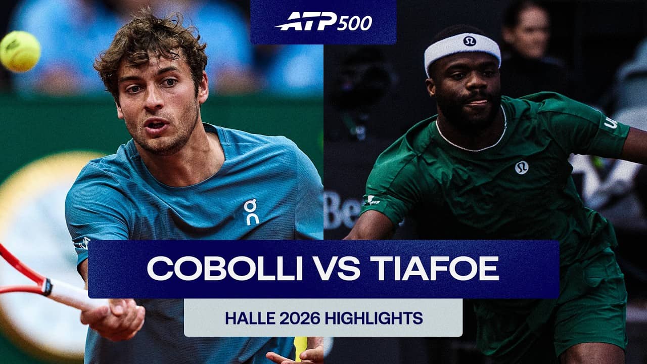 Flavio Cobolli vs. Frances Tiafoe Highlights | Halle 2026 Round 1
