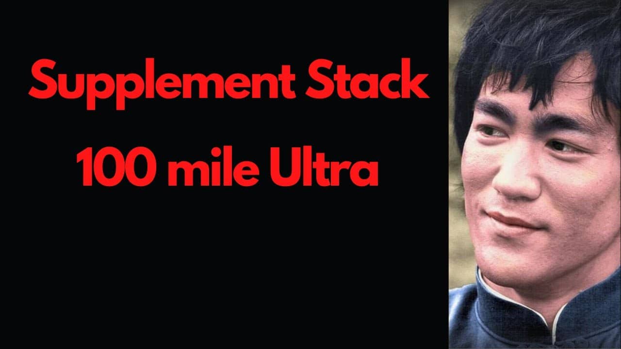 Supplement Stack 100 mile ultra training- Dr. Dave Spring mix