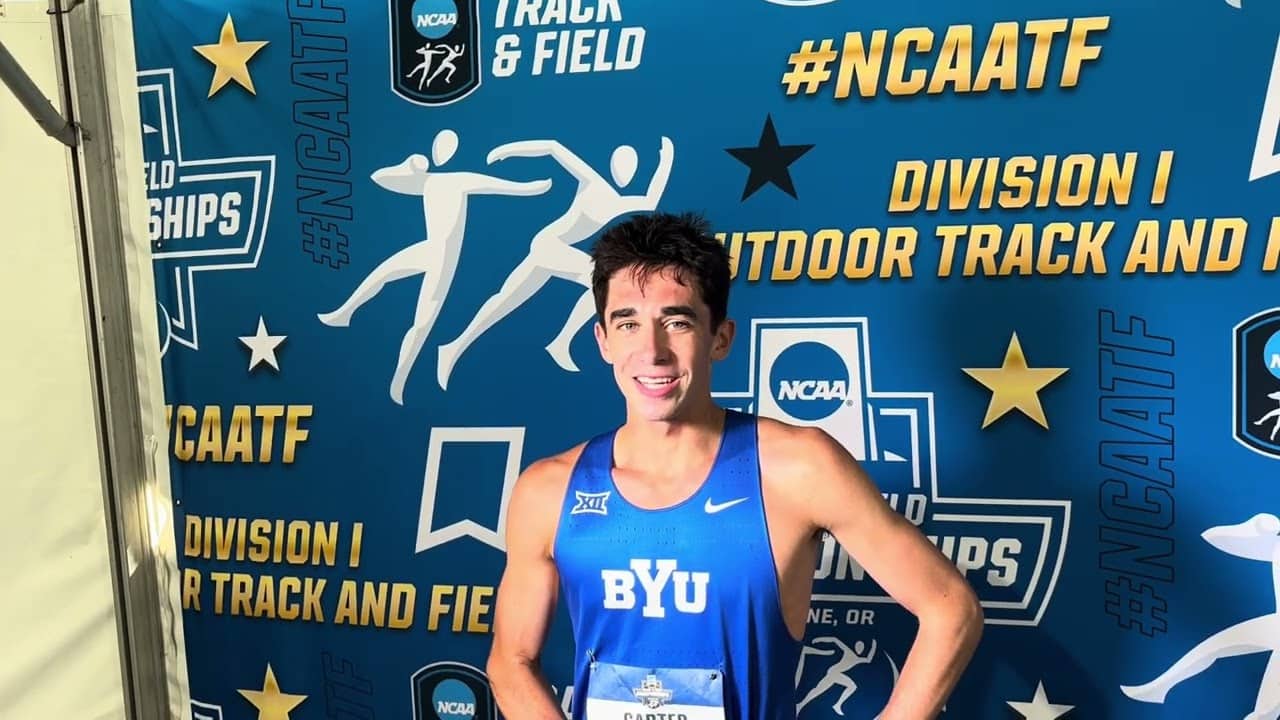 BYU’s Carter Cutting On Michael Jordan Mentality Ahead Of 2026 NCAA Championships 1500m Final