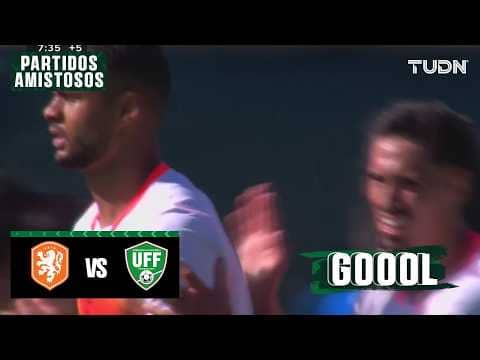 ¡EL SEGUNDO de Gakpo de penal!  - Países Bajos 2-1 Uzbekistán | Amistoso Internacional | TUDN