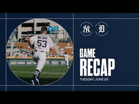 Yankees vs. Tigers Highlights | 6/23/26