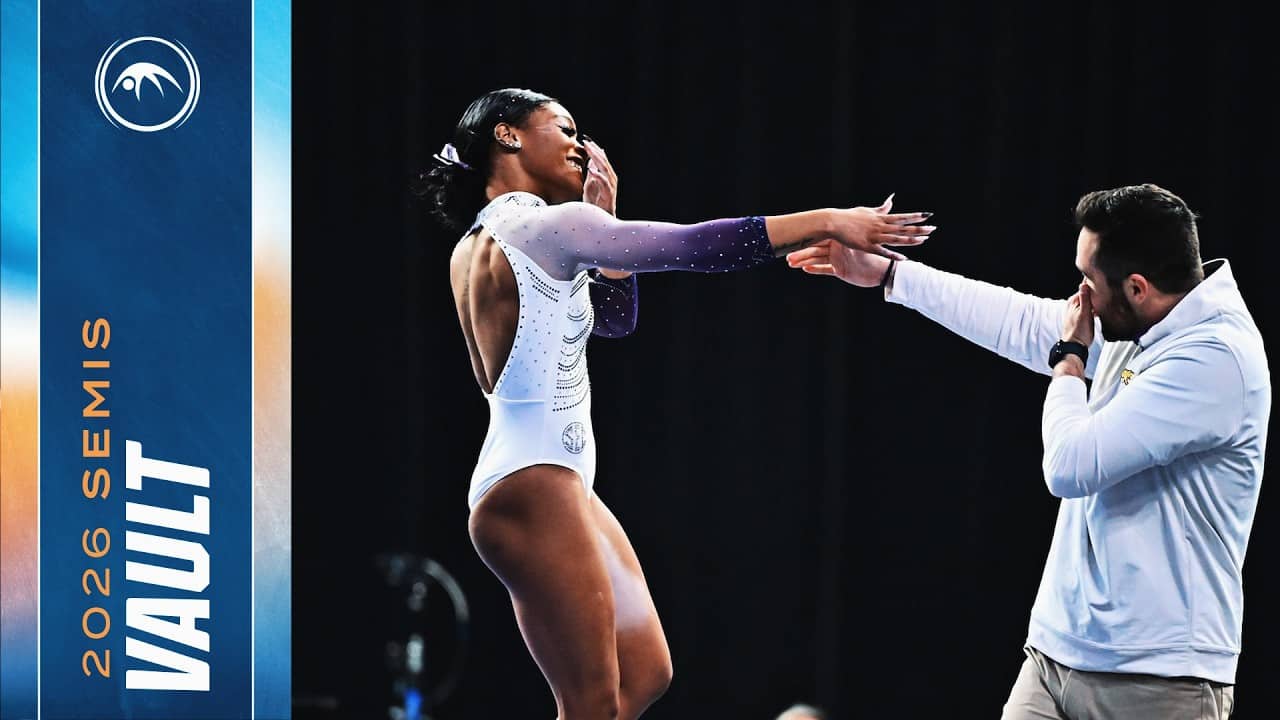 Kaliya Lincoln - Vault at 2026 NCAA gymnastics semifinals