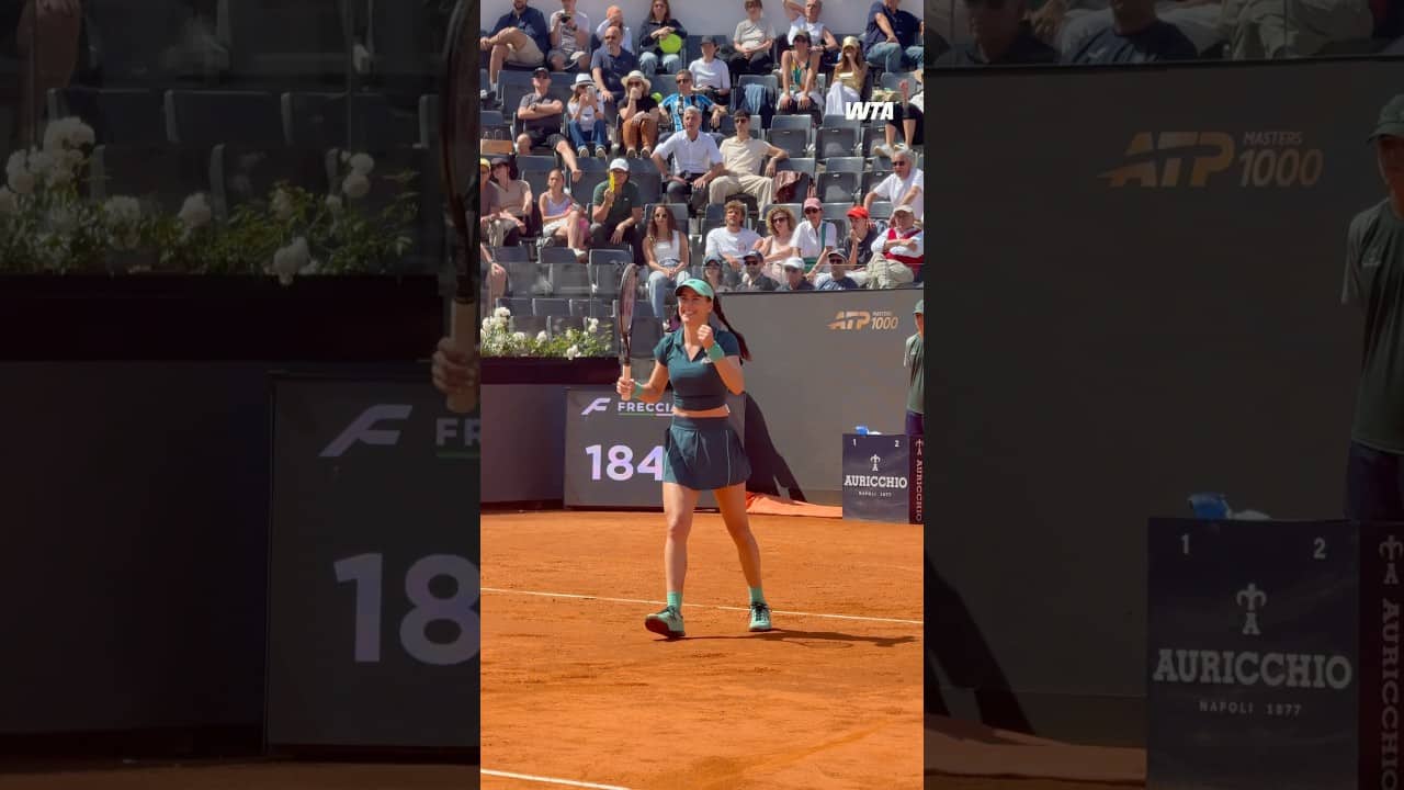 Semifinal Sorana 💚 Sorana Cirstea defeats Ostapenko in straight sets! #WTA #IBI26 #tennis